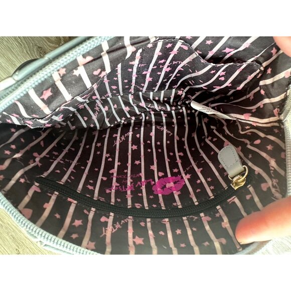 Luv Betsey - Betsey Johnson Blue, White & Pink Accent Crossbody Bag - NWT - Picture 14 of 14